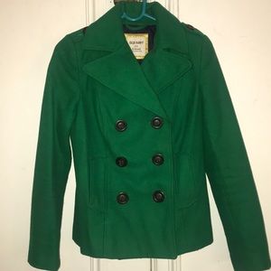 Old Navy Kelly Green Peacoat